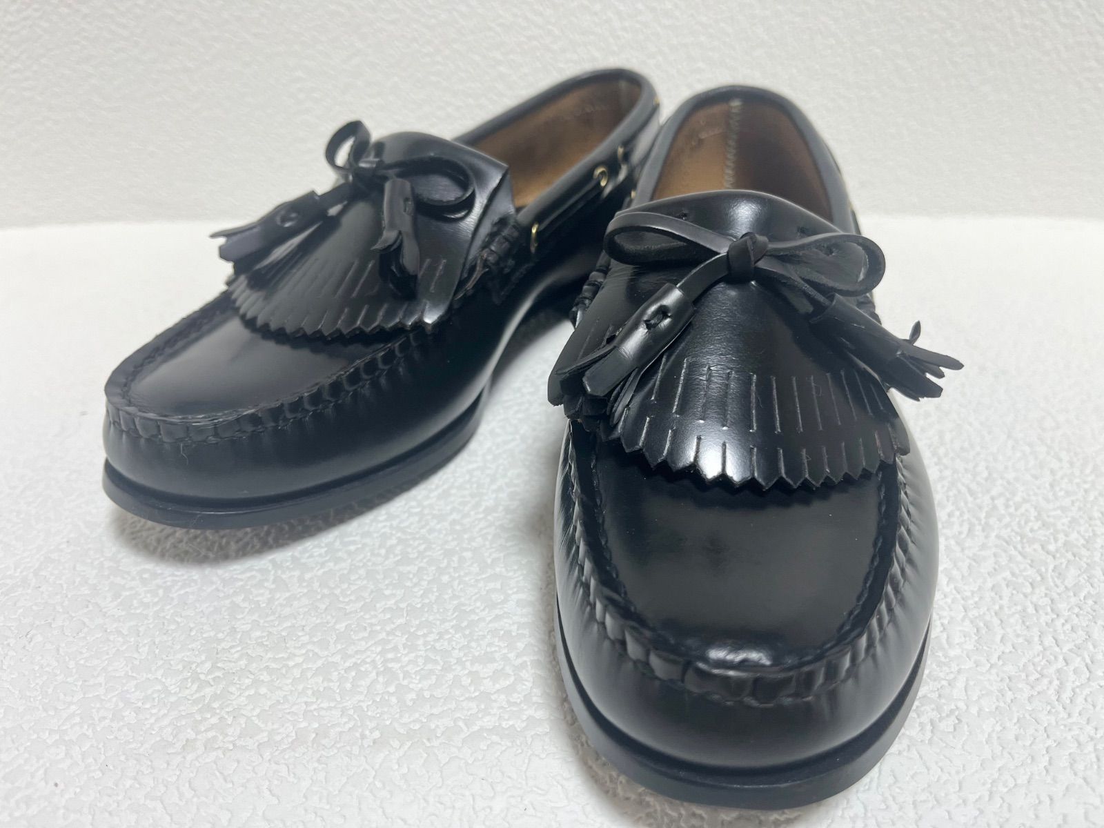 未使用 リーガル キルト タッセルローファー 黒 本革 23.5cm - メルカリ