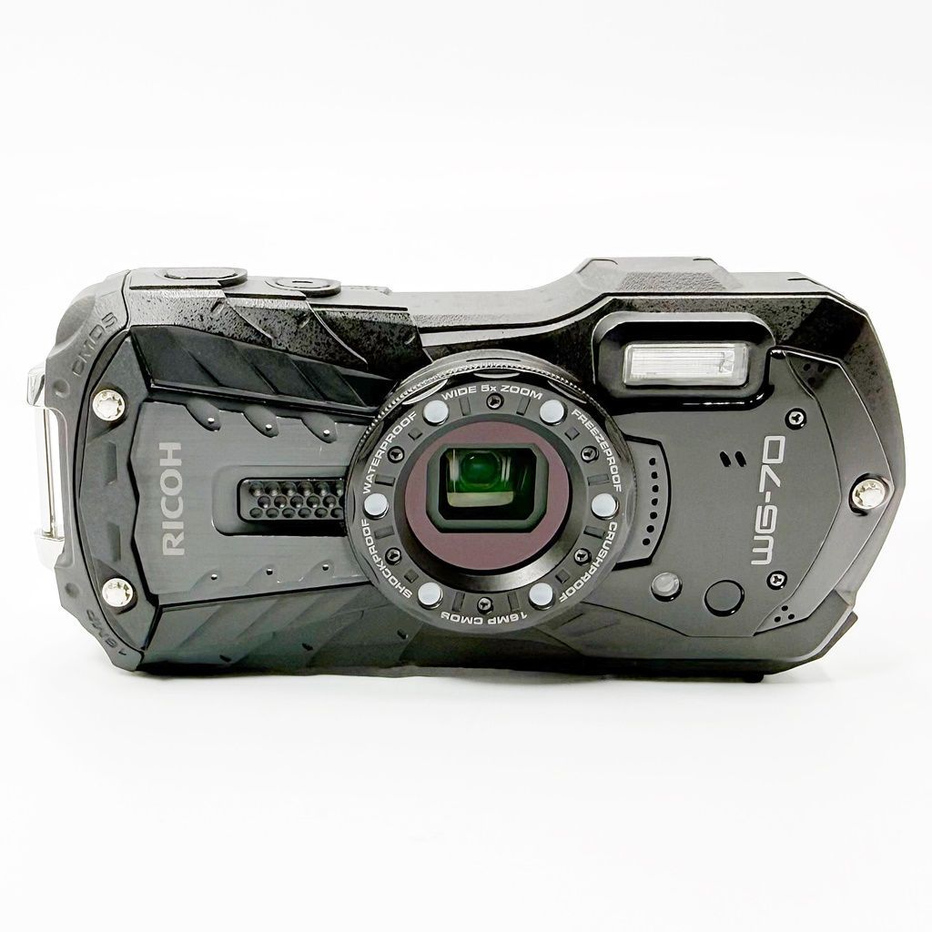リコー RICOH WG-70 ブラック コンデジ カメラ 中古 - メルカリ