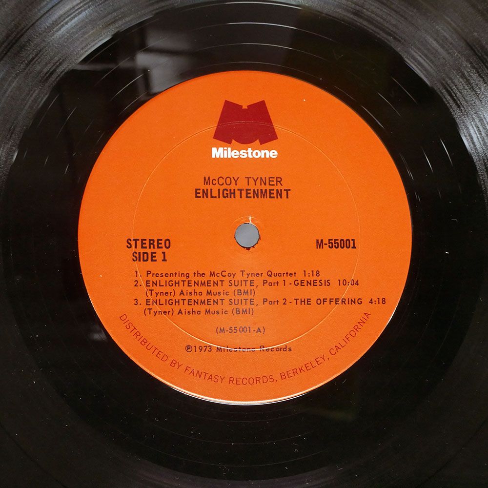 US盤 MCCOY TYNER/ENLIGHTENMENT/MILESTONE M55001 LP - メルカリ