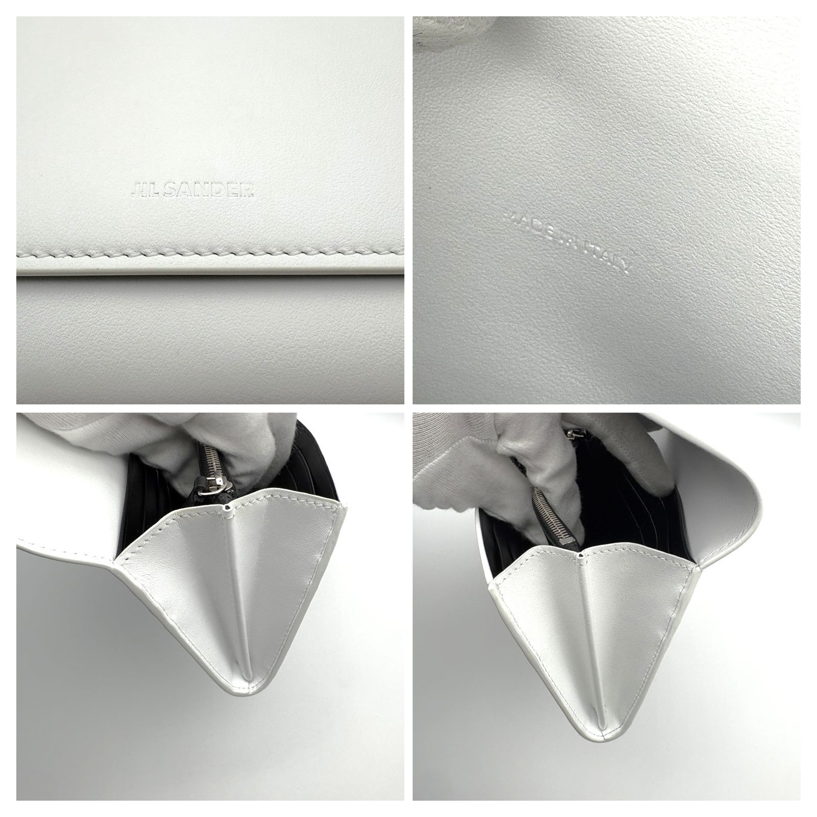 未使用品 】JIL SANDER ジルサンダー 長財布 イタリア製 レザー 