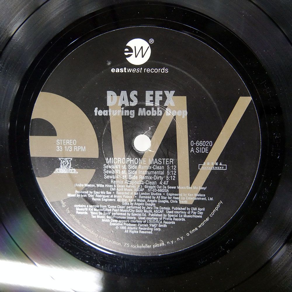 US盤 DAS EFX/MICROPHONE MASTER (REMIX)/EASTWEST RECORDS AMERICA