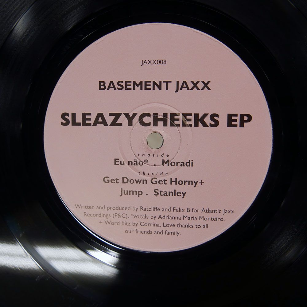 UK盤 BASEMENT JAXX/SLEAZYCHEEKS EP/ATLANTIC JAXX JAXX008 12 - メルカリ