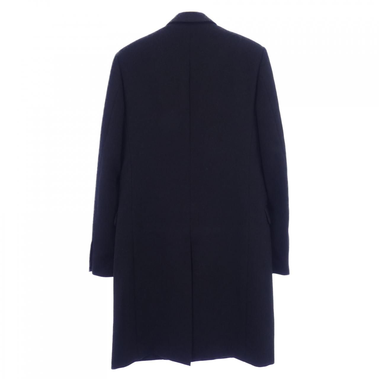 イヴサンローラン Yves Saint Laurentデザインコート ボルドー 中古・古着通販】Yves Saint Laurent (イヴサンローラン) バイカラー