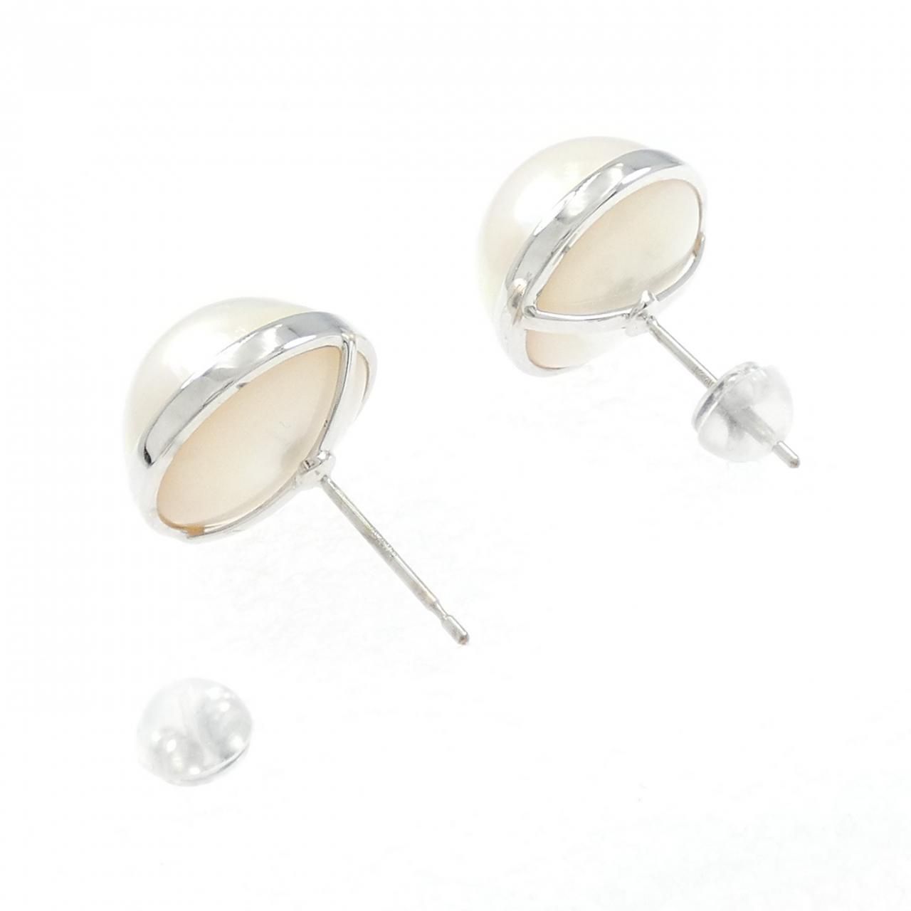 K14WG マベパール ピアス（両耳セット）直径14mm 美品 JCK