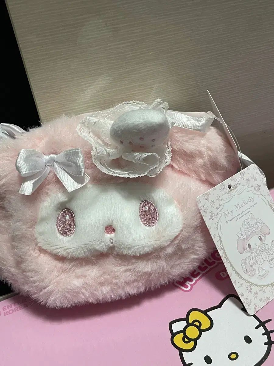 日本 シロイ?ゴ My Melody マイメロディ 巾着 ポーチ