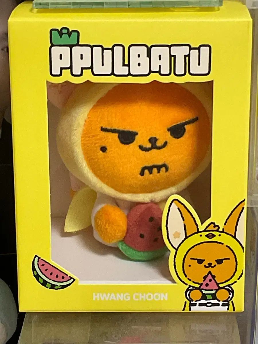 뿔바투 ジャパン スイカ ファン チェヨンジュン ぬいぐるみ キーホルダー TXT TOMORROW X TOGETHER 日本 ヨンジュン YEONJUN トレカ