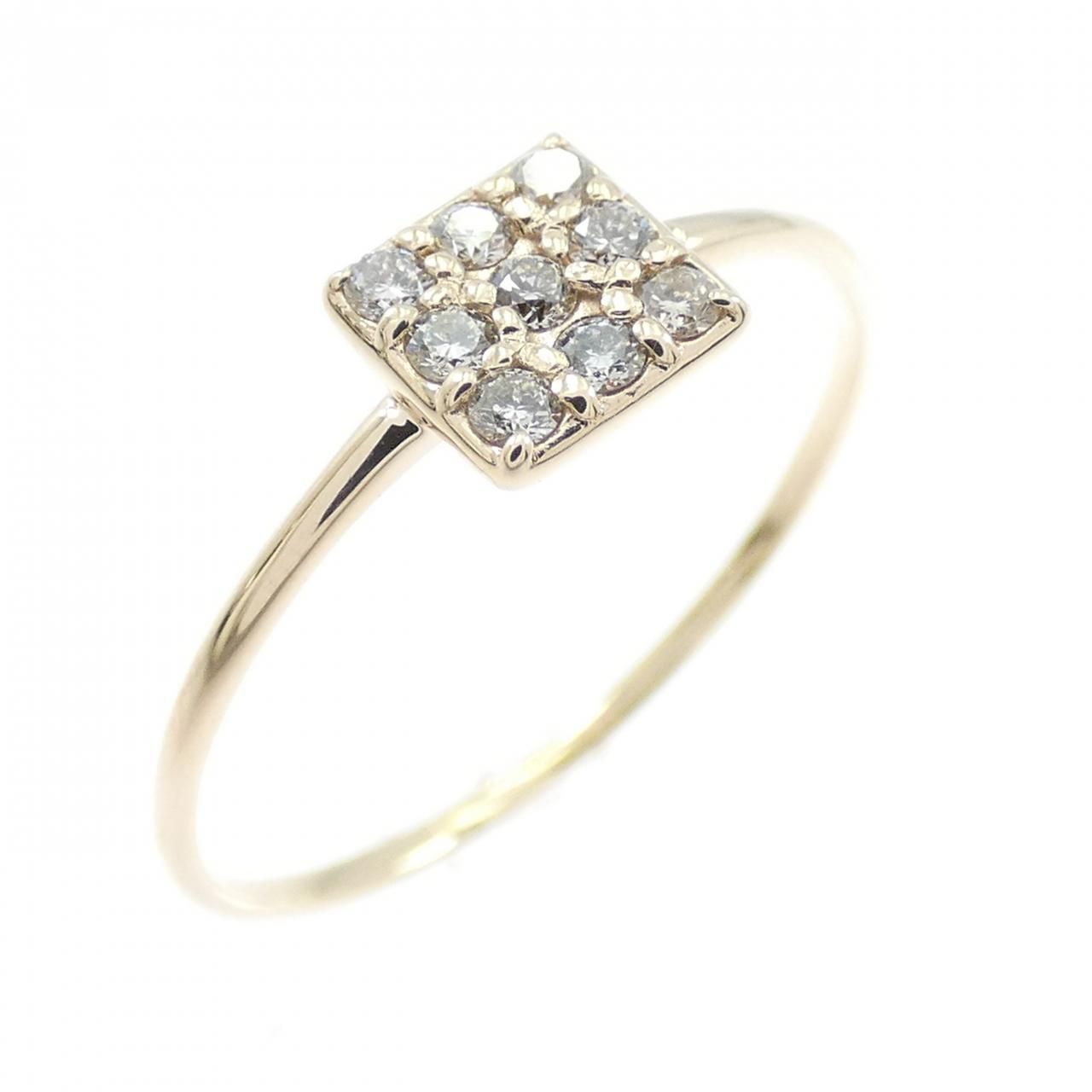 ※箱無しK10WGダイヤモンドリング0.1ct K10WG ダイヤモンド リング 0.1CT - メルカリ