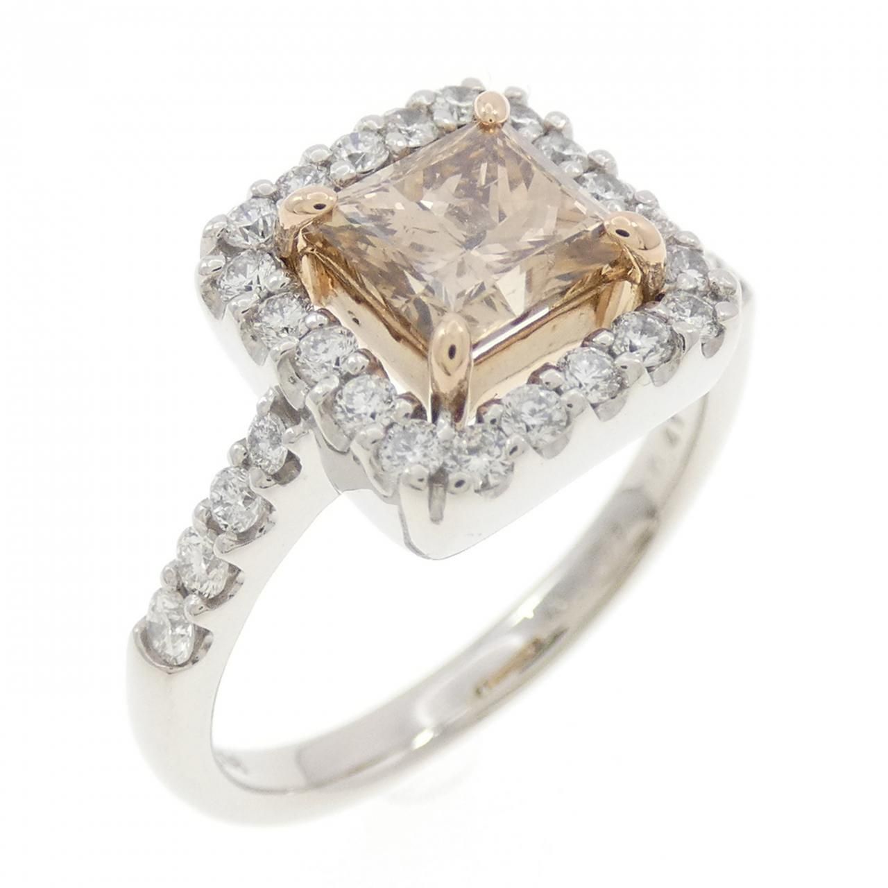 PT 900|K 18 PG ダイヤモンド リング 1.057 CT