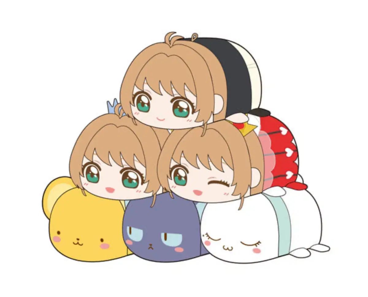 秋穂ちゃんのお気に入りのぬいぐるみ、モモ カードキャプターさくら ぽ