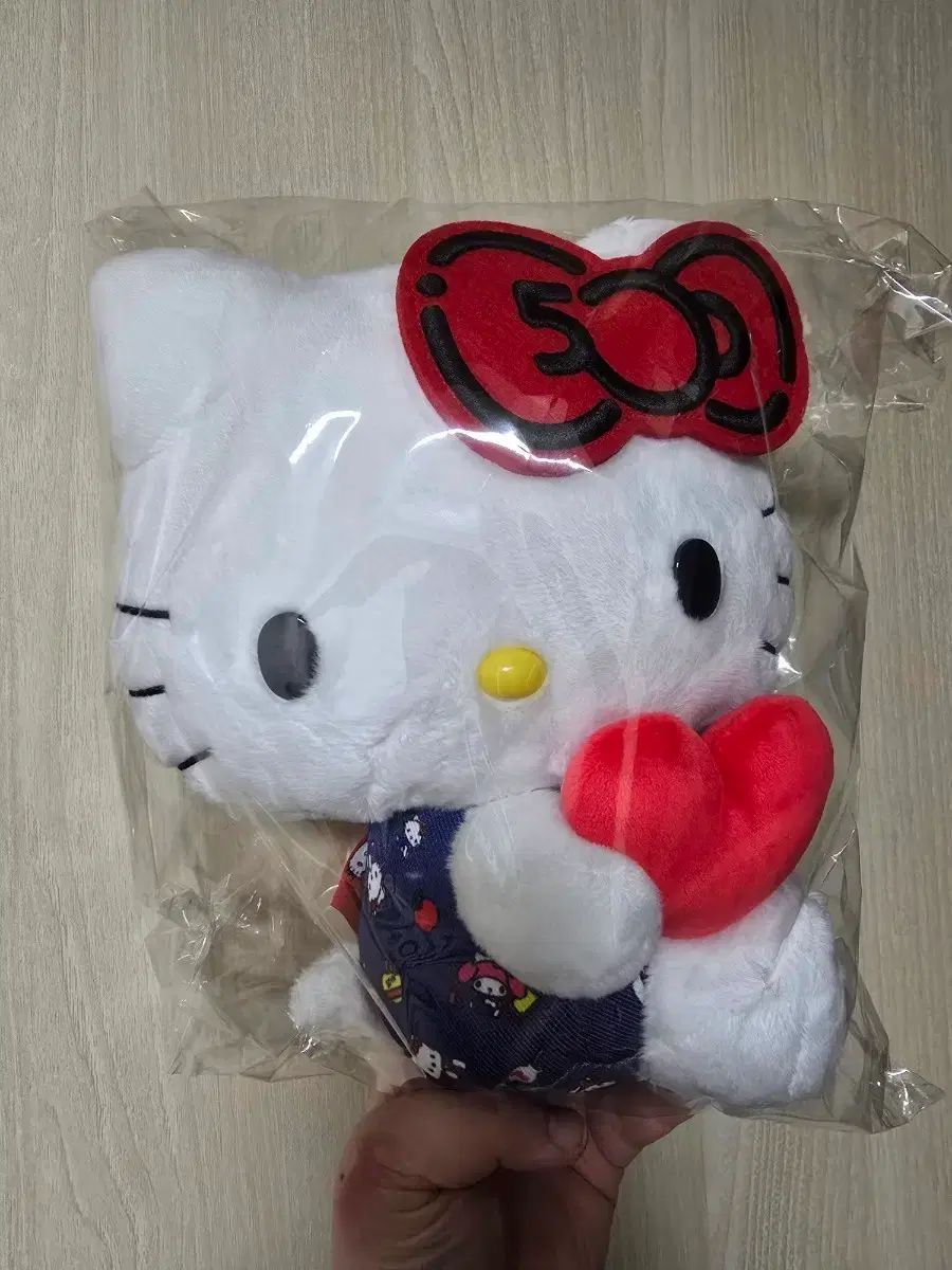 ハローキティ 50周年 anniversary モデル ぬいぐるみ