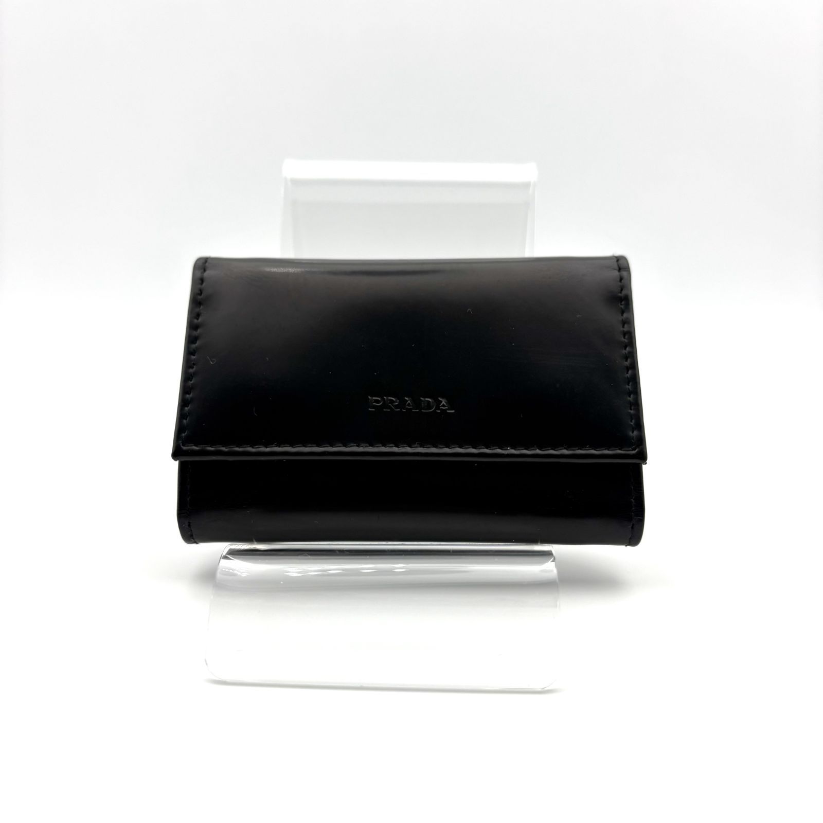 美品 】PRADA プラダ 6連キーケース ブラック レザー - メルカリ