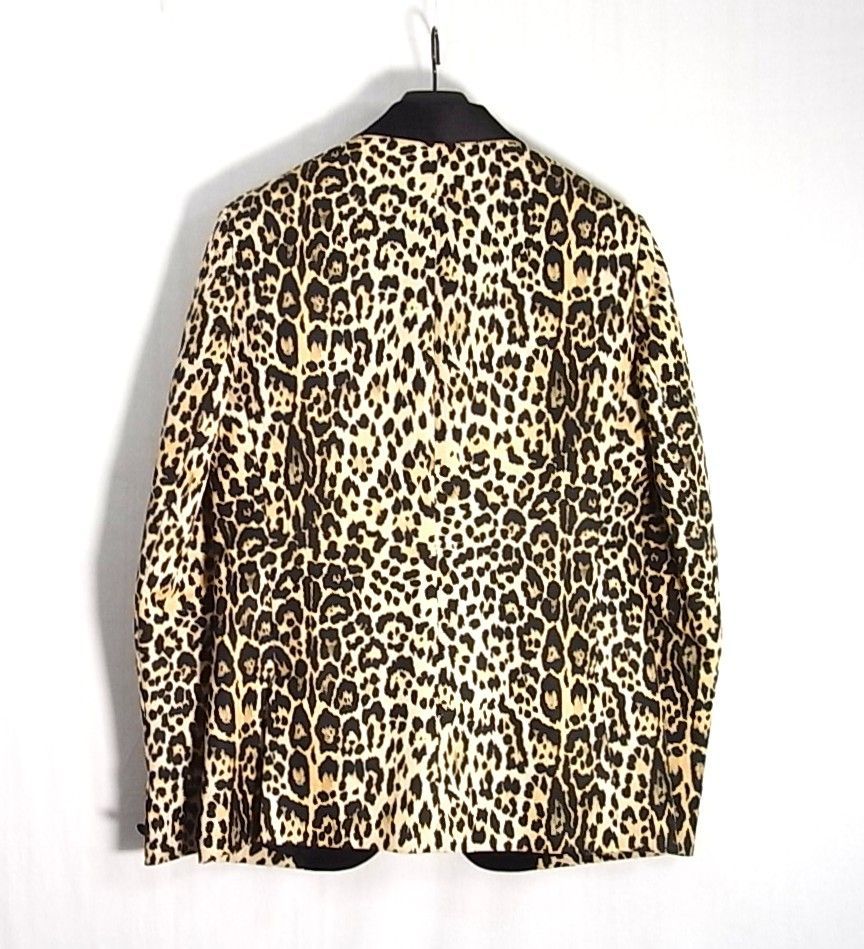 Just Cavalli ジャストカヴァリ ヒョウ柄タキシードジャケット