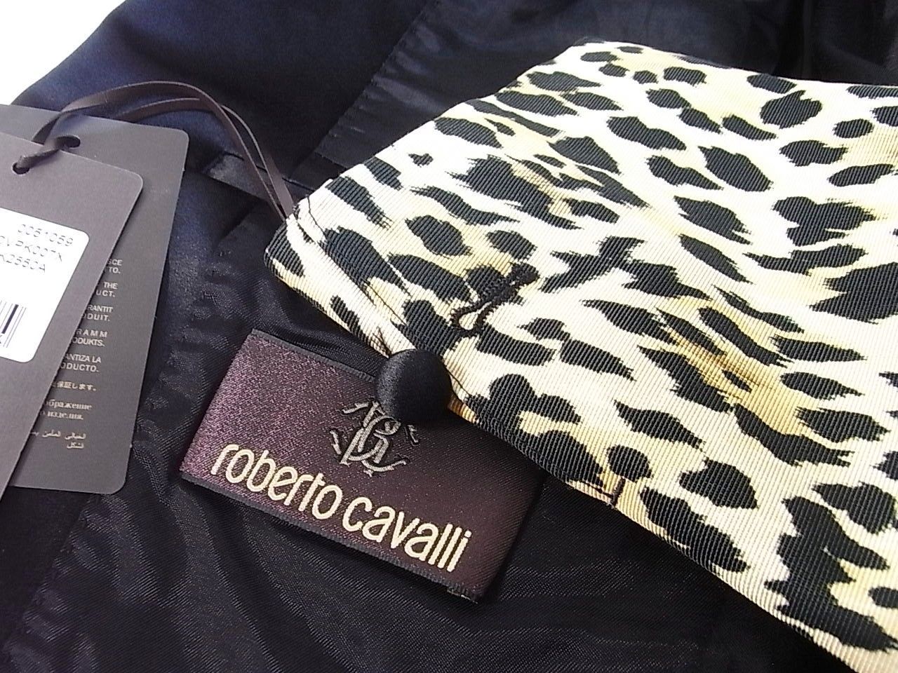 Just Cavalli ジャストカヴァリ ヒョウ柄タキシードジャケット