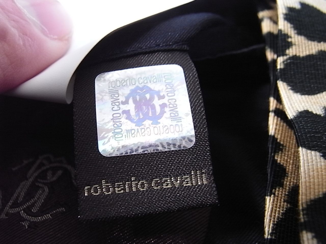 Just Cavalli ジャストカヴァリ ヒョウ柄タキシードジャケット