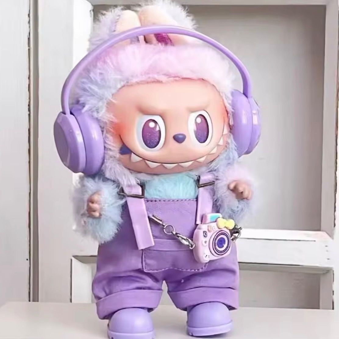 POP MART LABUBU ラベンダーコーデ 服付き Labubuのブランド服コーデが