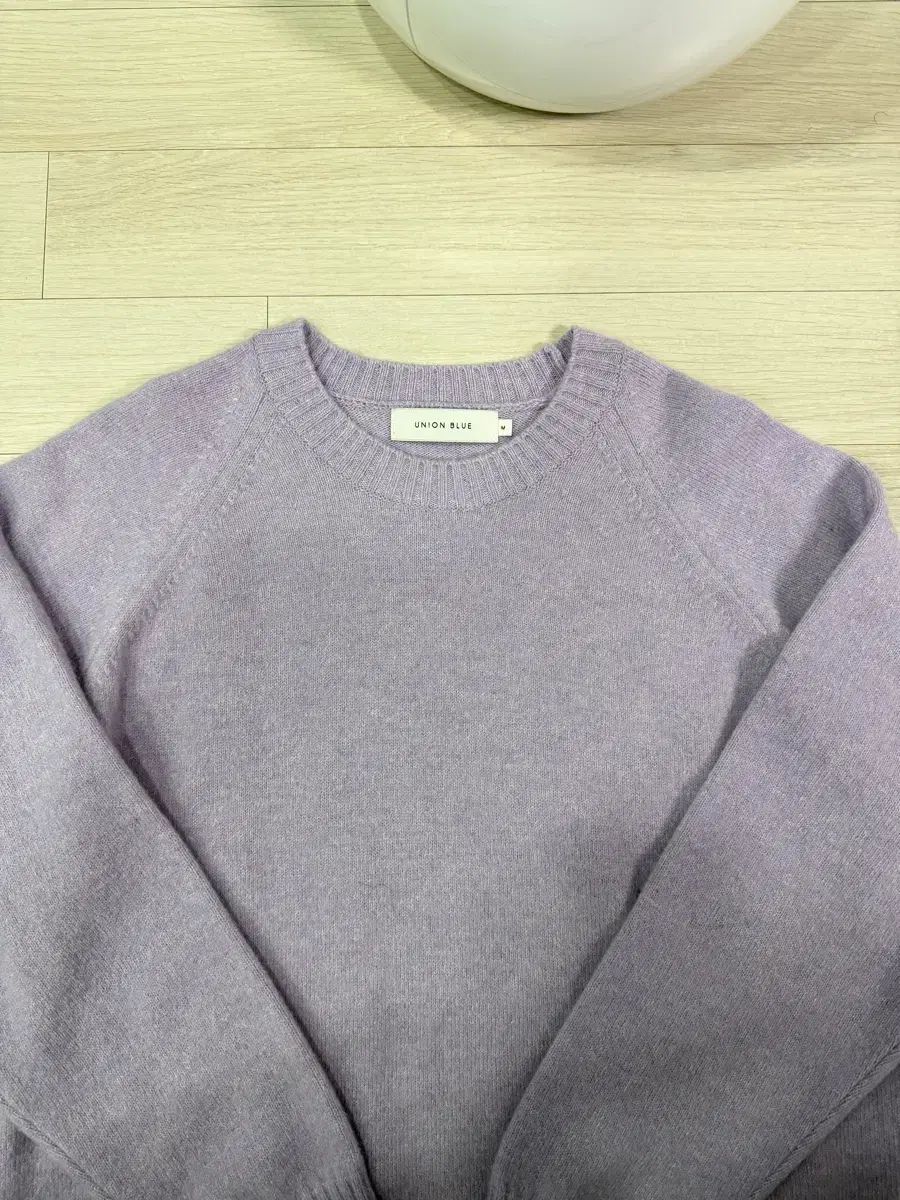 YUNION BLUE ユニオンブルー オーロラ アルパカ ニット ライラック M