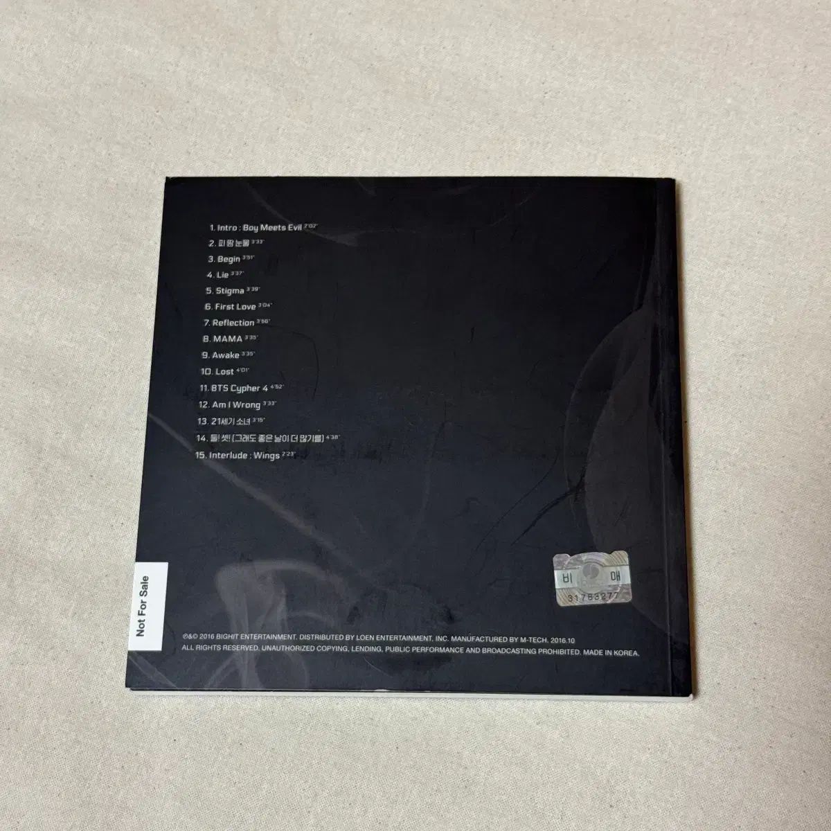 BTS メンバー全員サイン入りアルバム バンタン BTS メンバー全員サイン入りアルバム バンタン