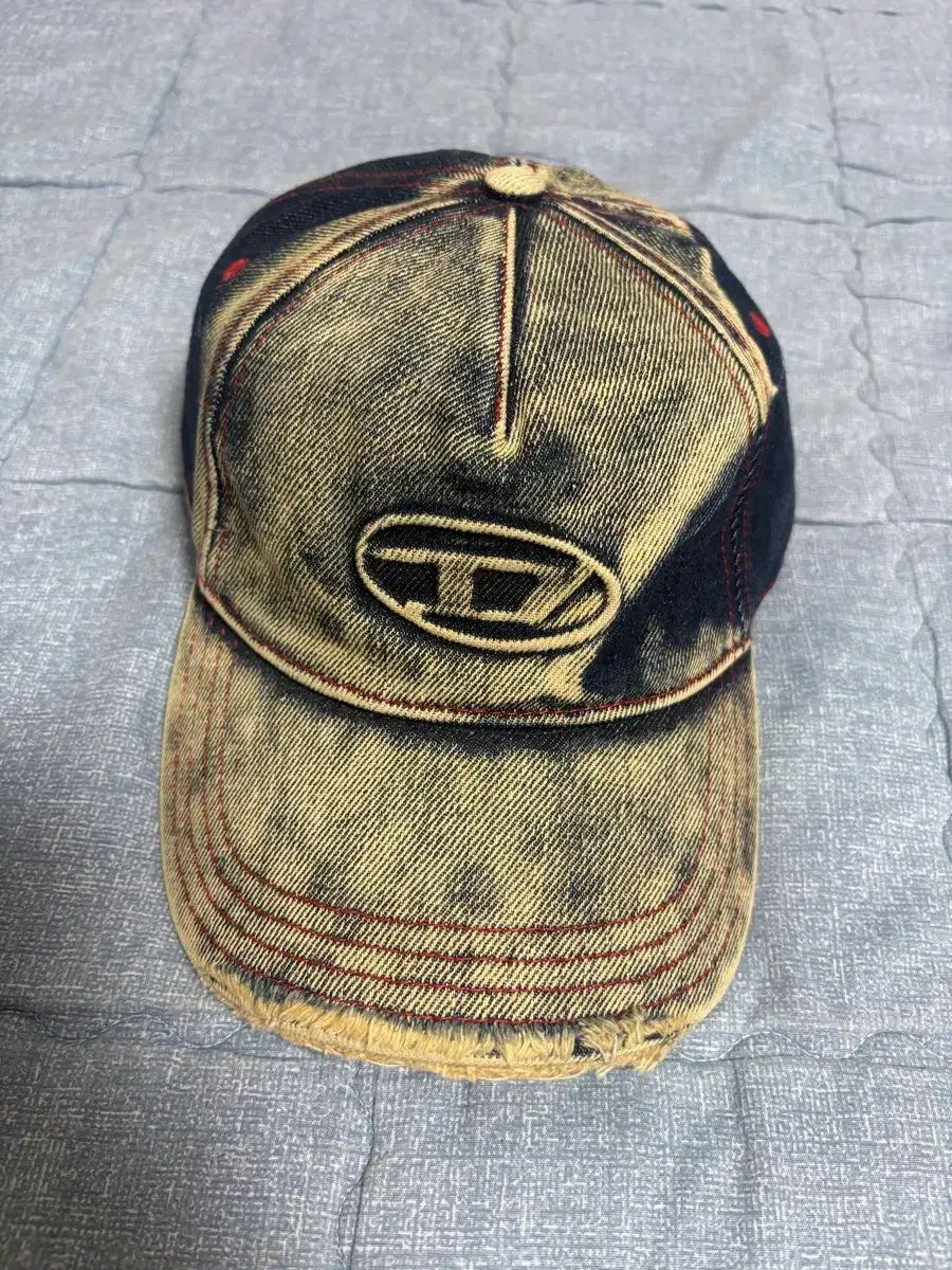 DIESEL c-セイモン デニム ベースボールキャップ