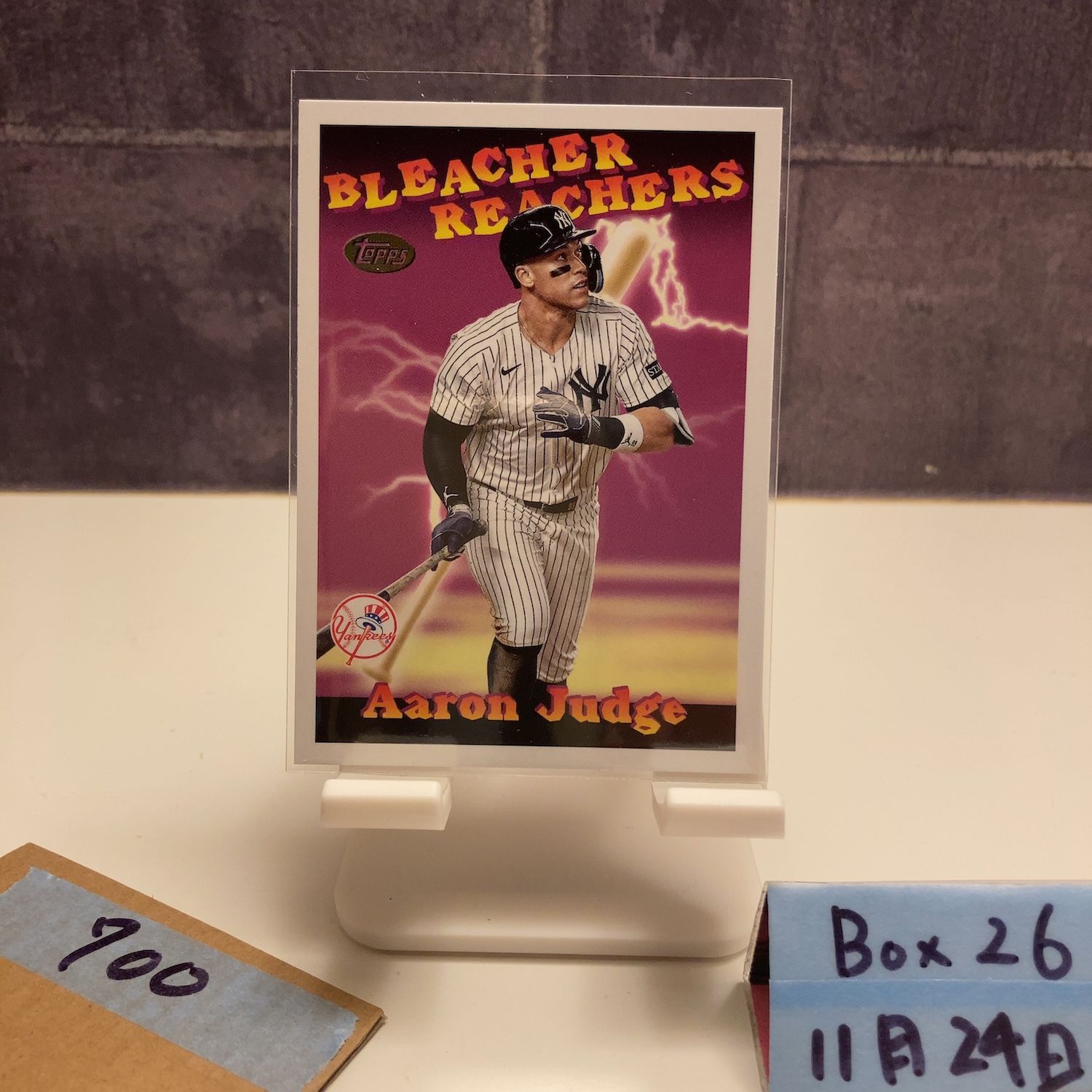 2025 Topps Aaron Judge New York Yankees Bleacher Reachers カード 