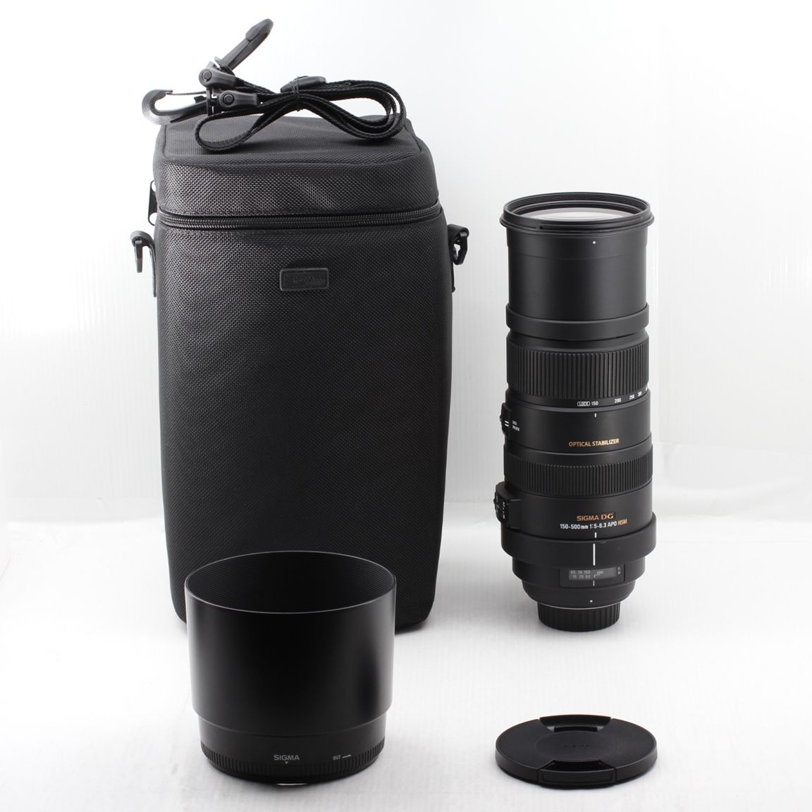 美品】SIGMA シグマ 超望遠ズームレンズ APO 150-500mm F5-6.3 DG OS