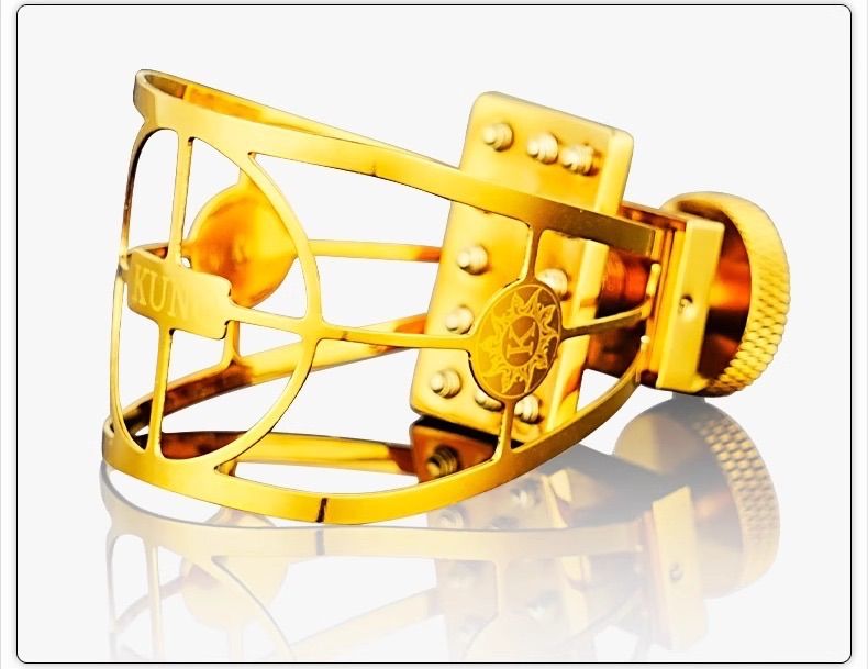 KL-952◇ KUNO アルトサックス用 リガチャー ゴールド【送料無料