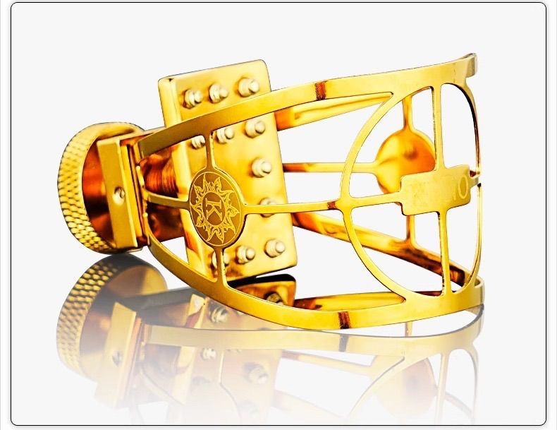 KL-952◇ KUNO アルトサックス用 リガチャー ゴールド【送料無料