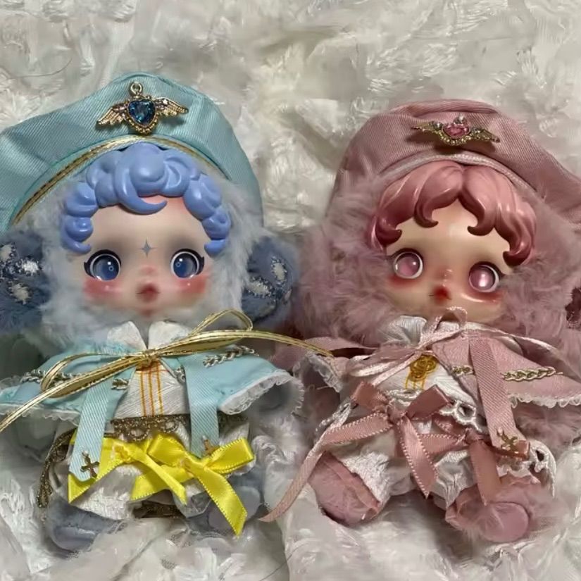 スカルパンダ対応 ピンク＆ブルー着せ替え衣装2点セット ぬい服
