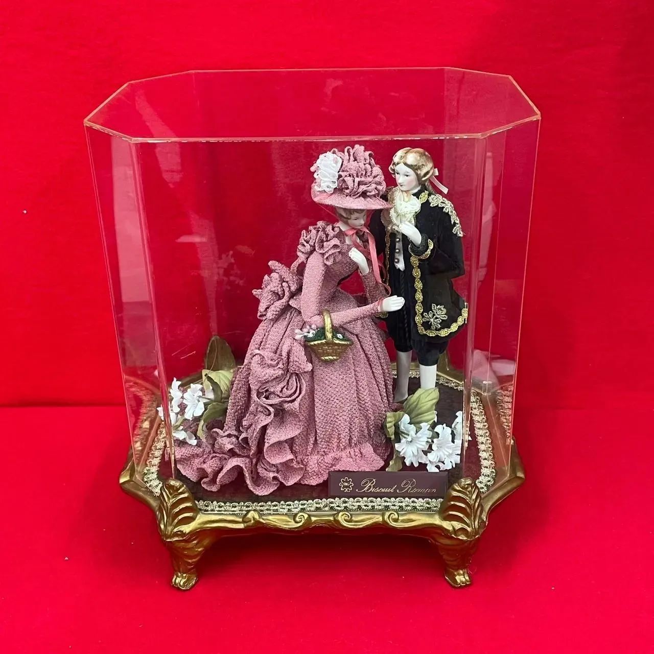 （ 美品 ）スキヨ人形研究所 リボン印 西洋人形( ケース入り )ビスクロマン スキヨ人形研究所 リボン印 西洋人形( ケース入り )ビスクロマン