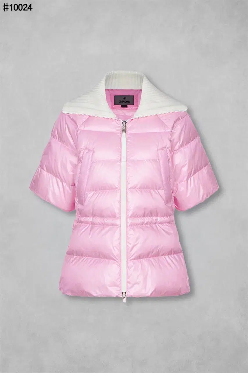 レディースゴルフウェア ム グース シグネチャー ハーフ スリーブ ダウン ジャケット