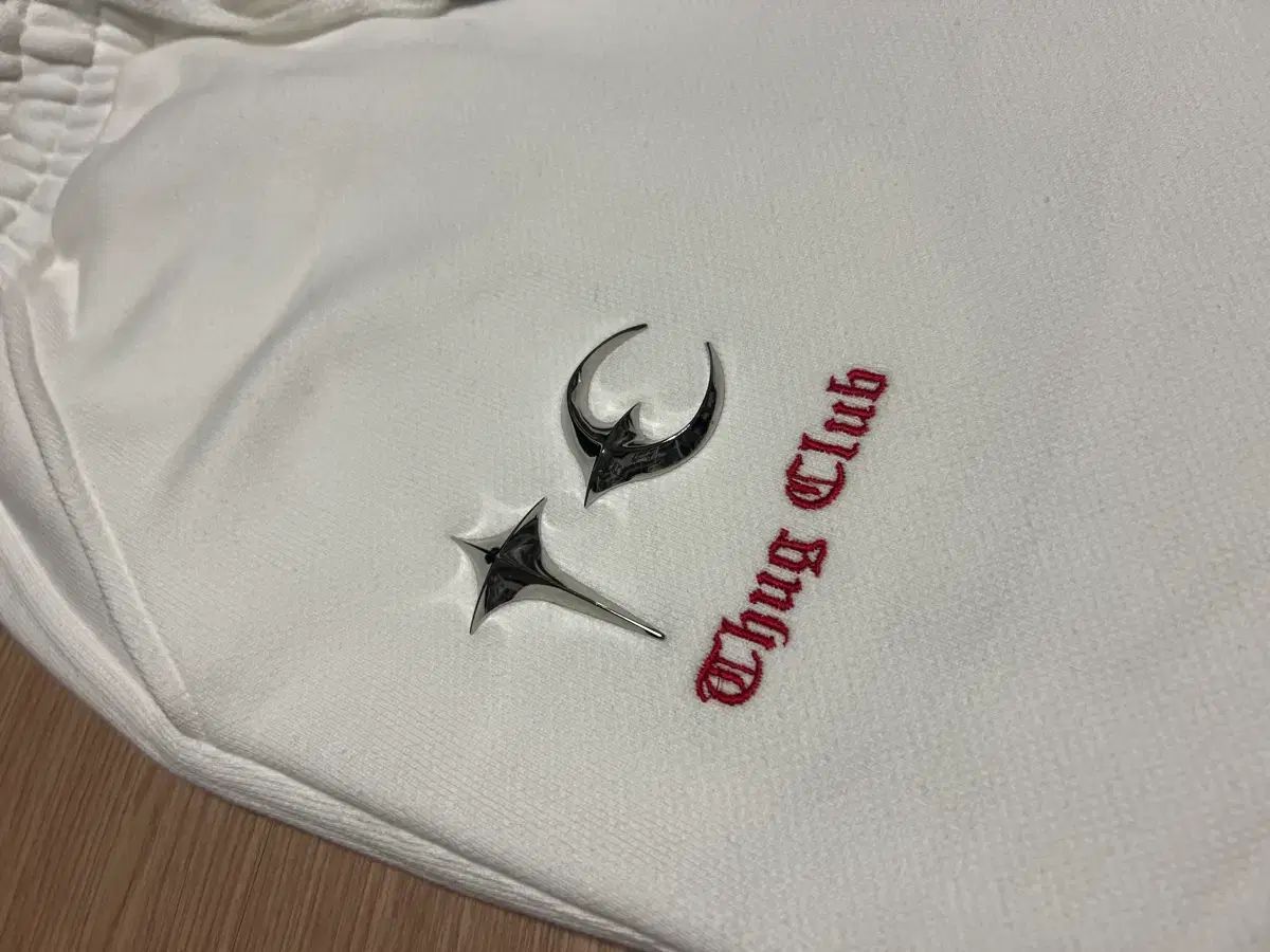 タグのみ外した新品) Thug Club(サグクラブ) スウェットパンツ 1사 白 
