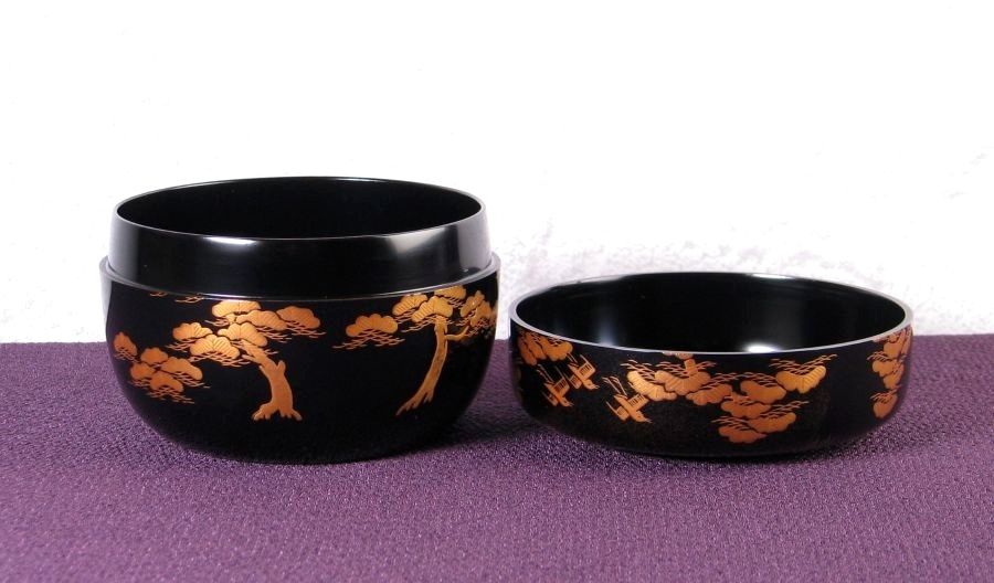 茶道具 棗 輪島塗 共箱 蒔絵 前志芸男作 D 共布共箱 R9567 大きさ 沈金