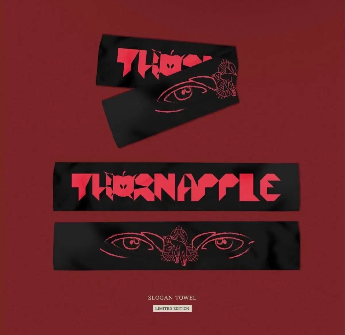 쏜Apple モデル 黒赤 スローガン