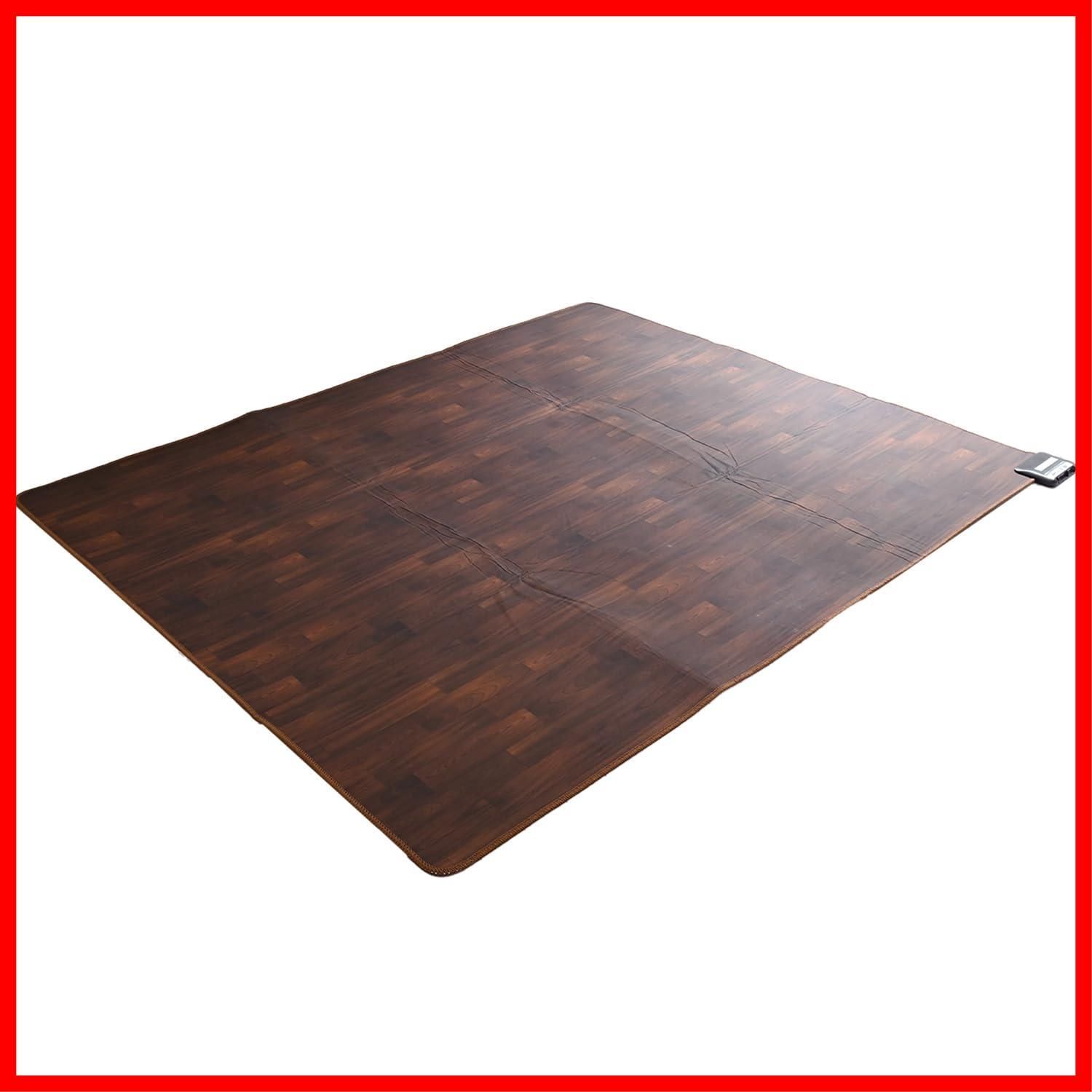 在庫処分】[山善] ホットカーペット フローリング調 電気カーペット 3