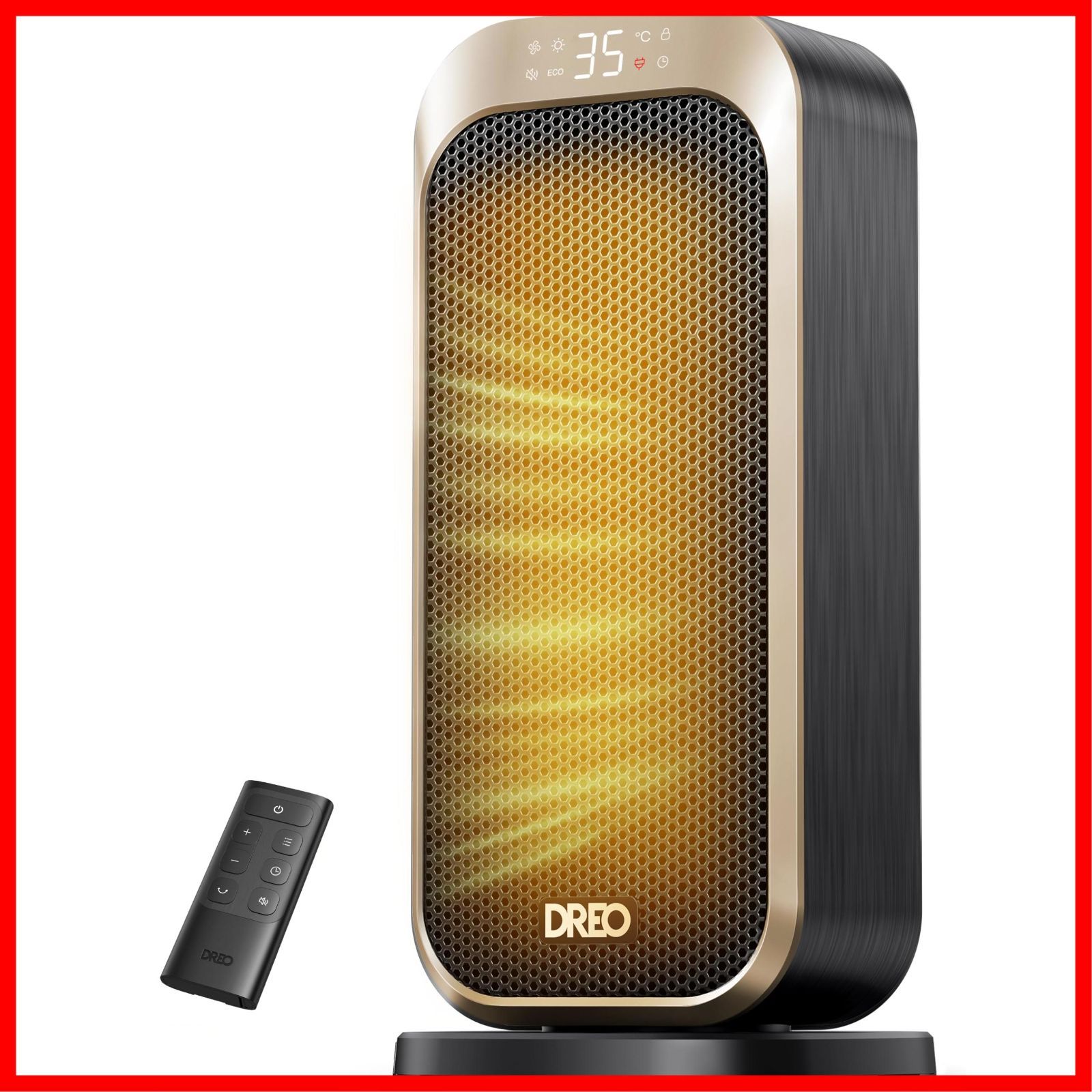 在庫処分 リビング オフィス デスク用 手元 足元 脱衣所 12 Hタイマー 幅 奥行17 3 高さ37 1 70°首振り LED 8つ安全機能 電気代 ECO省エネ cm 温度調節5～35℃ 1200 W～12 5畳 1000 W 800 暖房器具 コン