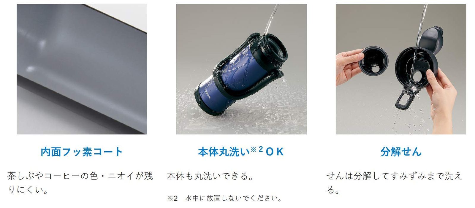 在庫 象印マホービン 象印水筒 直飲み スポーツタイプ ステンレスジャグボトル 2.06 L ネイビー SD-BD 20-AD