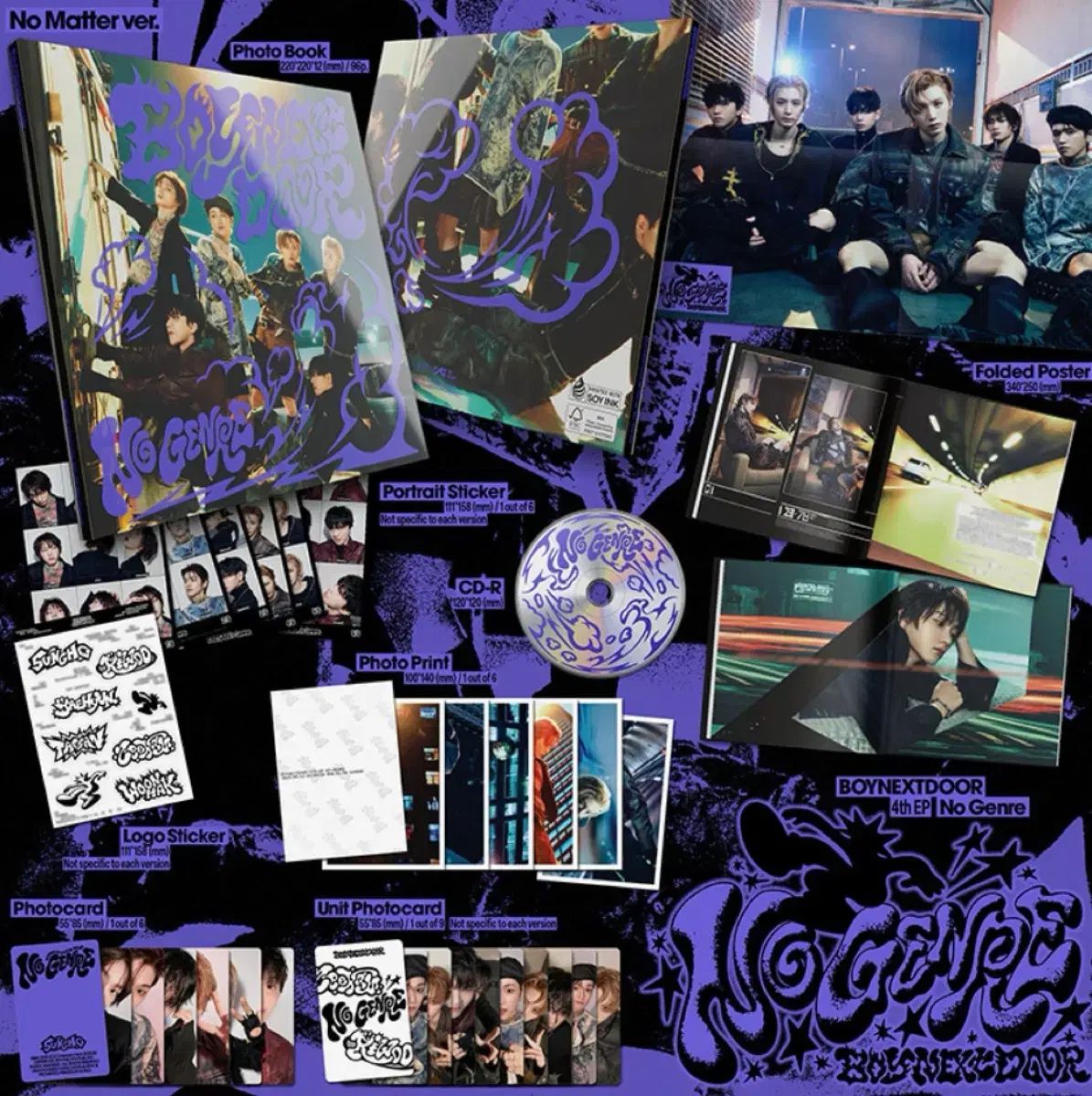 BOYNEXTDOOR(ボイネク) No Genre ノジャンル no matter バージョン