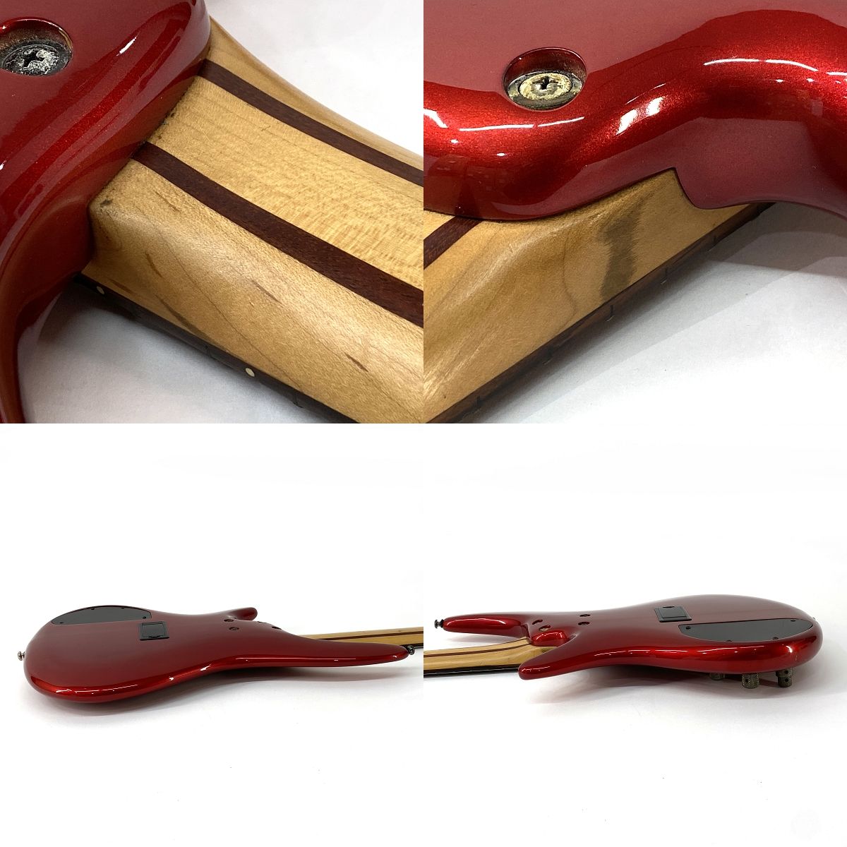 Ibanez アイバニーズ SR300 メタリックレッド エレキベース ※中古