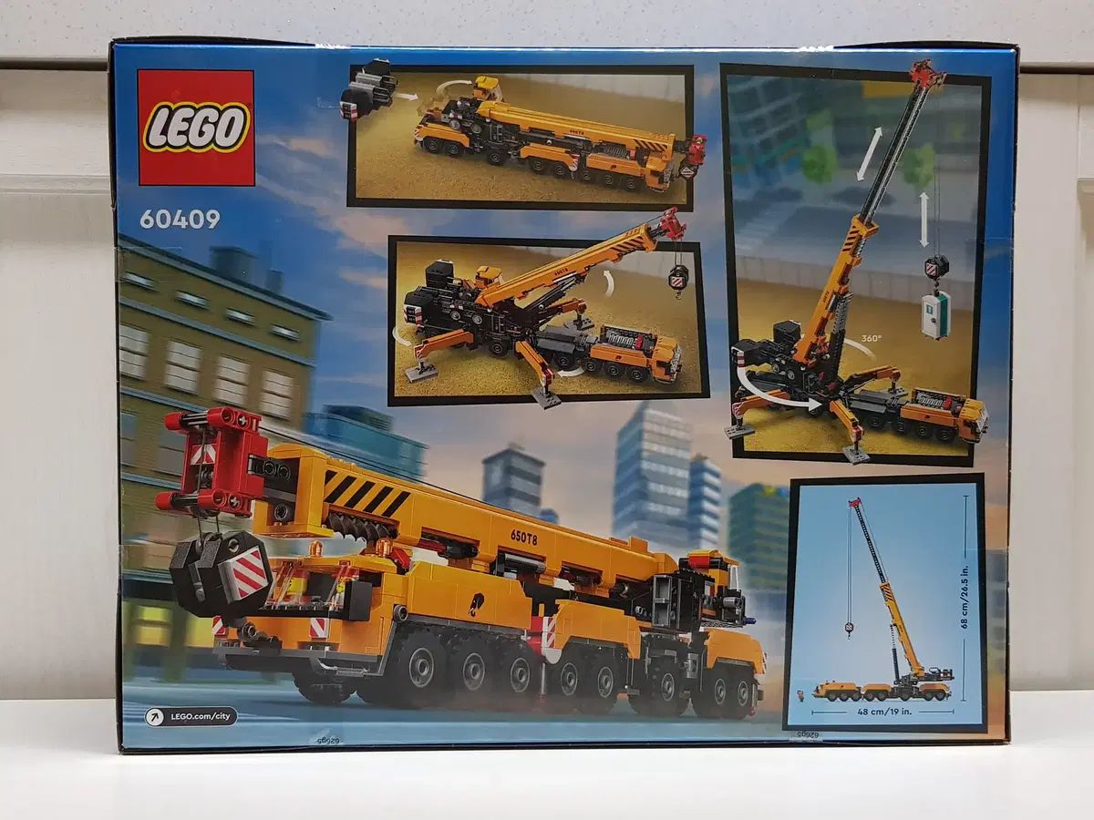 LEGOブロック 60409 黄色 移動式建設用クレーム