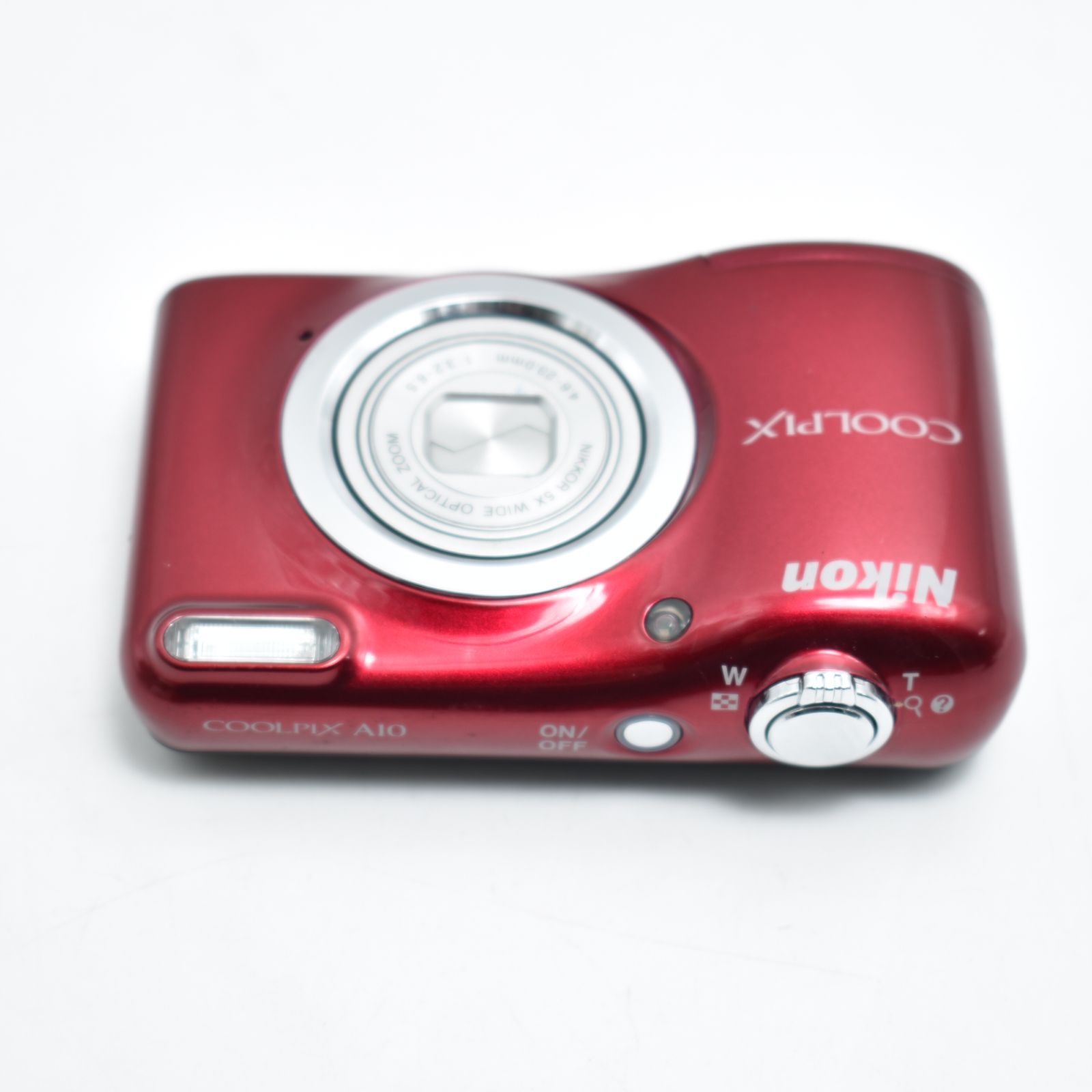 B#10894 Nikon デジタルカメラ COOLPIX A10 レッド 光学5倍ズーム 1614