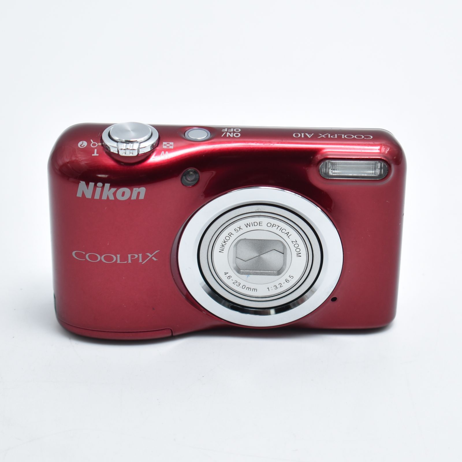 B#10894 Nikon デジタルカメラ COOLPIX A10 レッド 光学5倍ズーム 1614