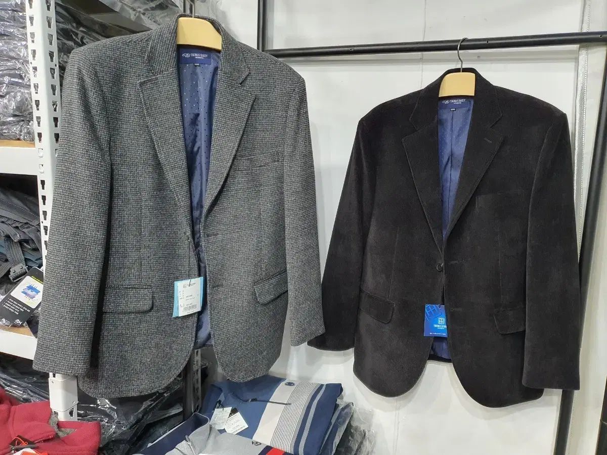 冬用メンズ韓国製コンビジャケットスーツ