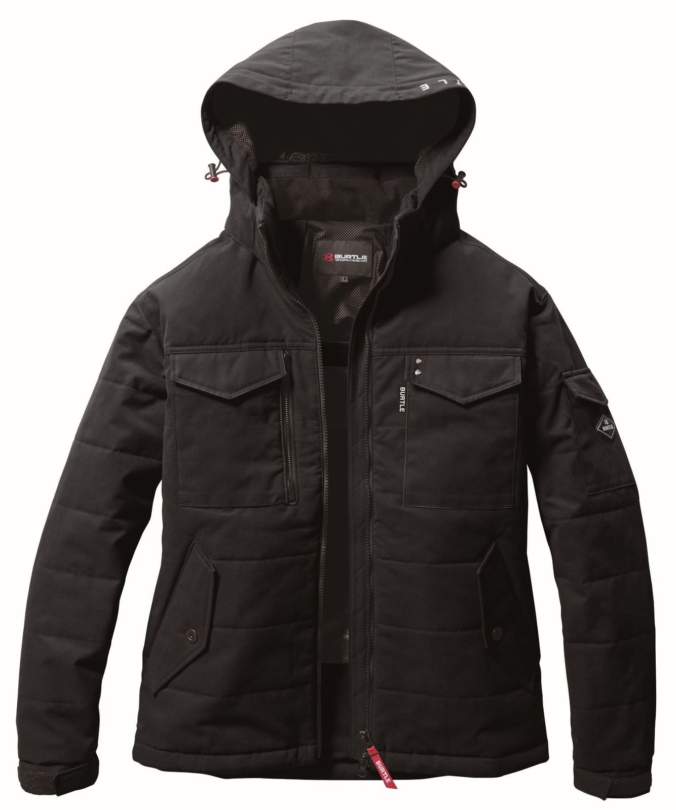 BURTLE バートル 防寒ジャケット ユニセックス 秋冬用 ブラック 5050 35 XXL 2 XL