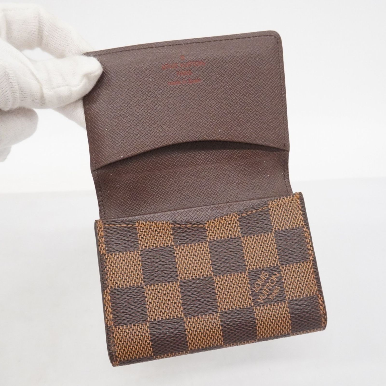 ルイヴィトン　ダミエ　アンヴェロップカルトドゥヴィジット　名刺入れ　ブラウン 楽天市場】LOUIS VUITTON ルイ ヴィトン ダミエ アンヴェロップ カルト