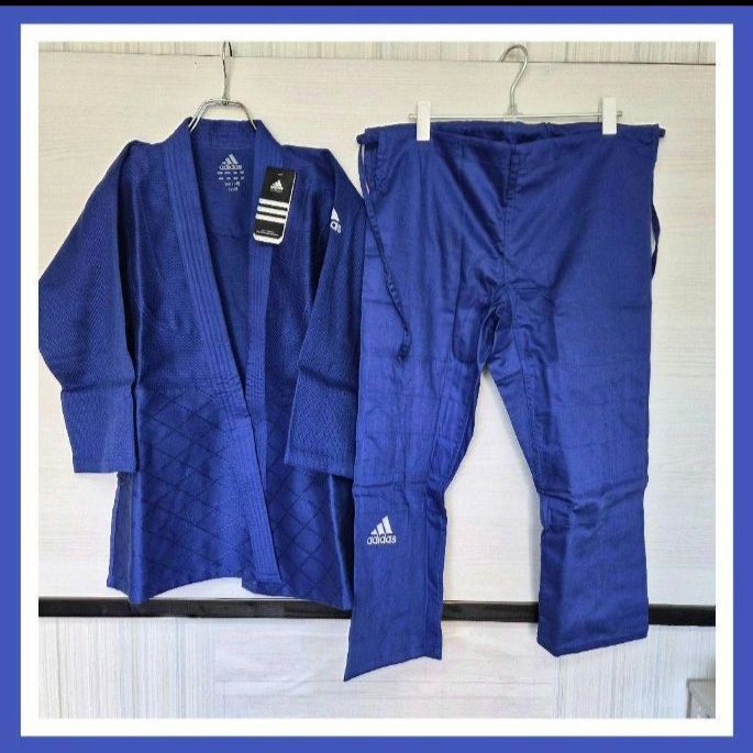adidas 柔道着 青 新品 キッズ・ジュニア用 サイズ展開あり（120〜150 