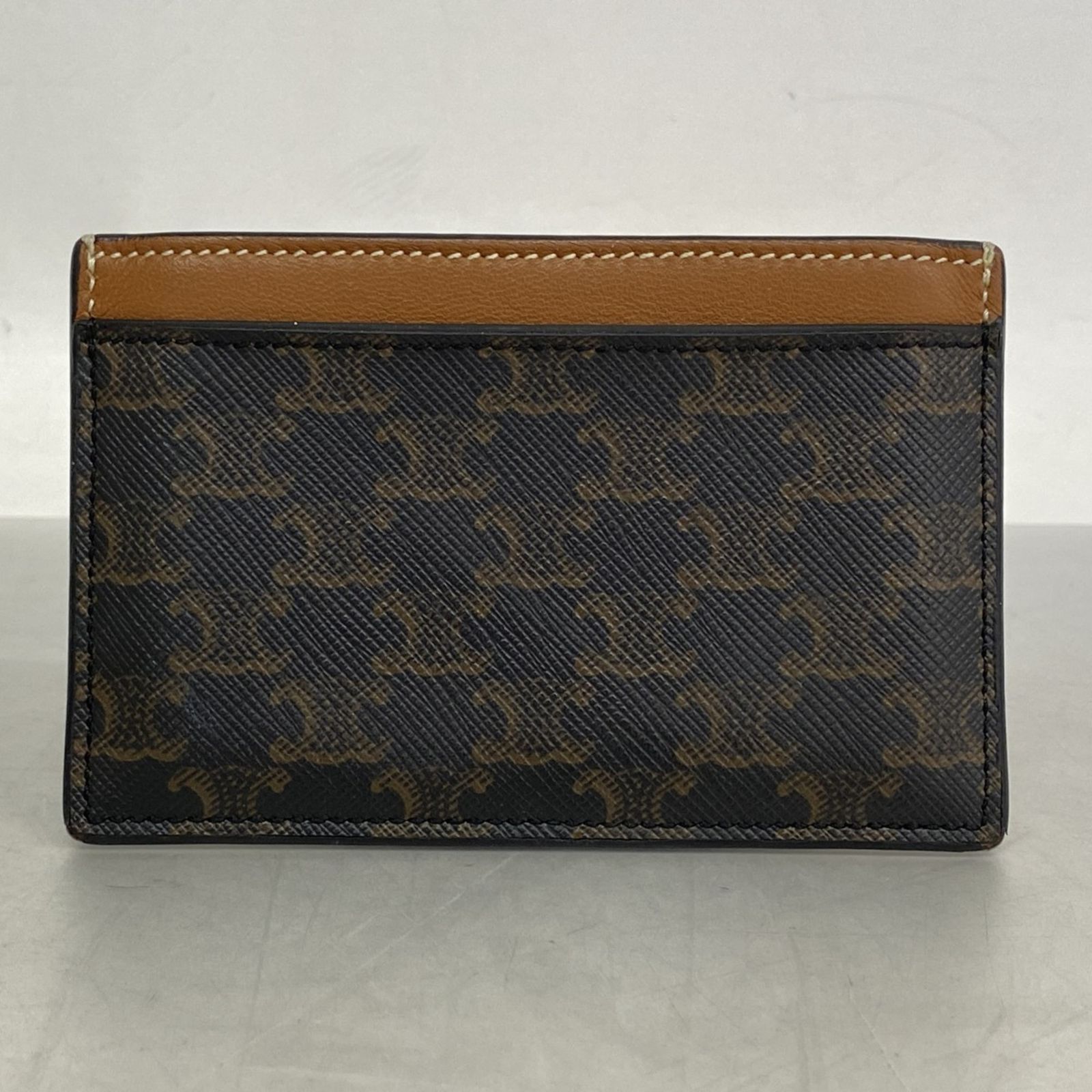 CELINEセリーヌ/カードケース/名刺入れ/トリオンフ/クリームブラウン セリーヌ(Celine) セリーヌ 名刺入れ・カードケース トリオンフ