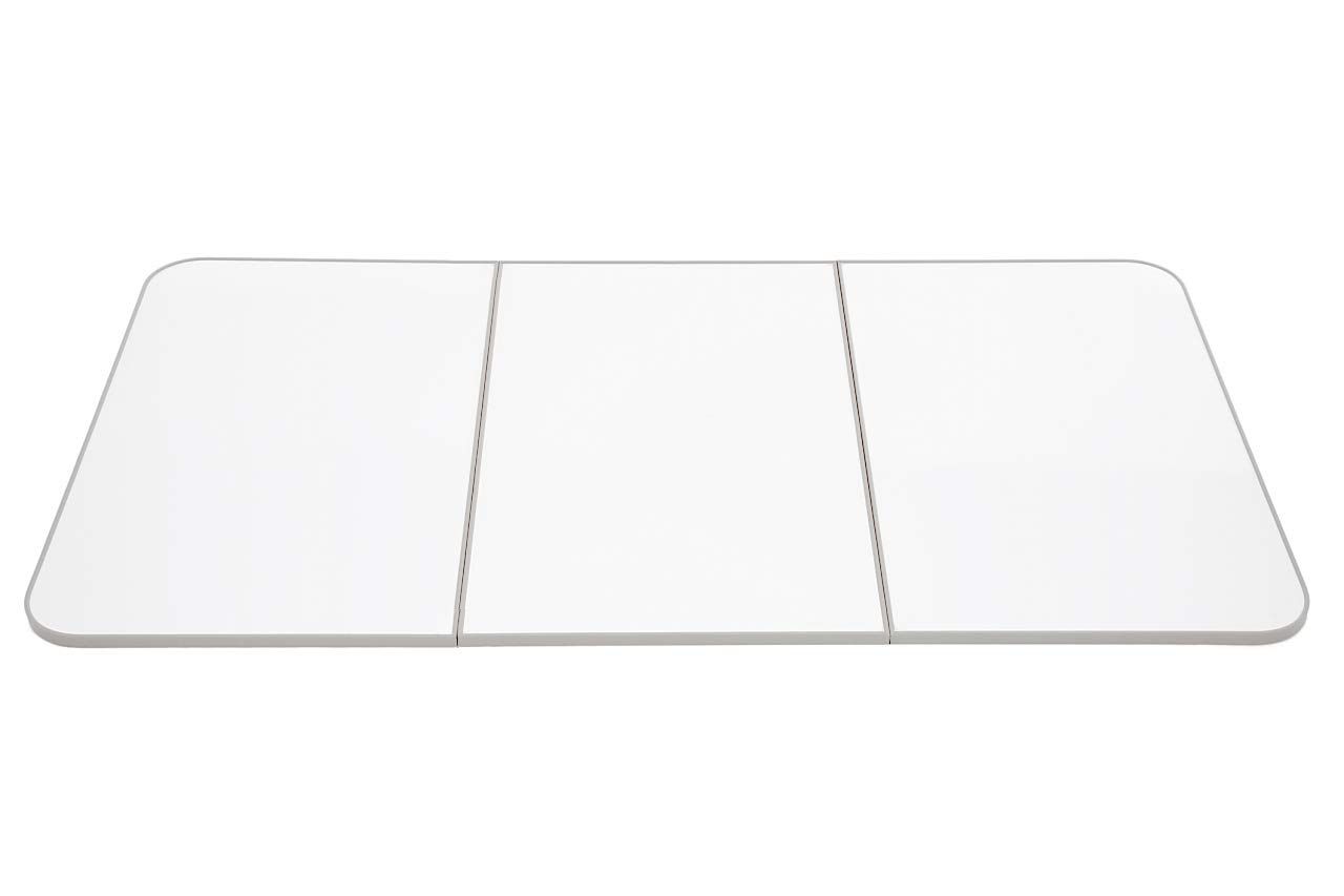 東プレ 組合せ式 冷めにくい風呂ふた ECOウォームneo 割 L 12 エッジ色グレー 73 118 cm 本体 ホワイト エッジ グレー