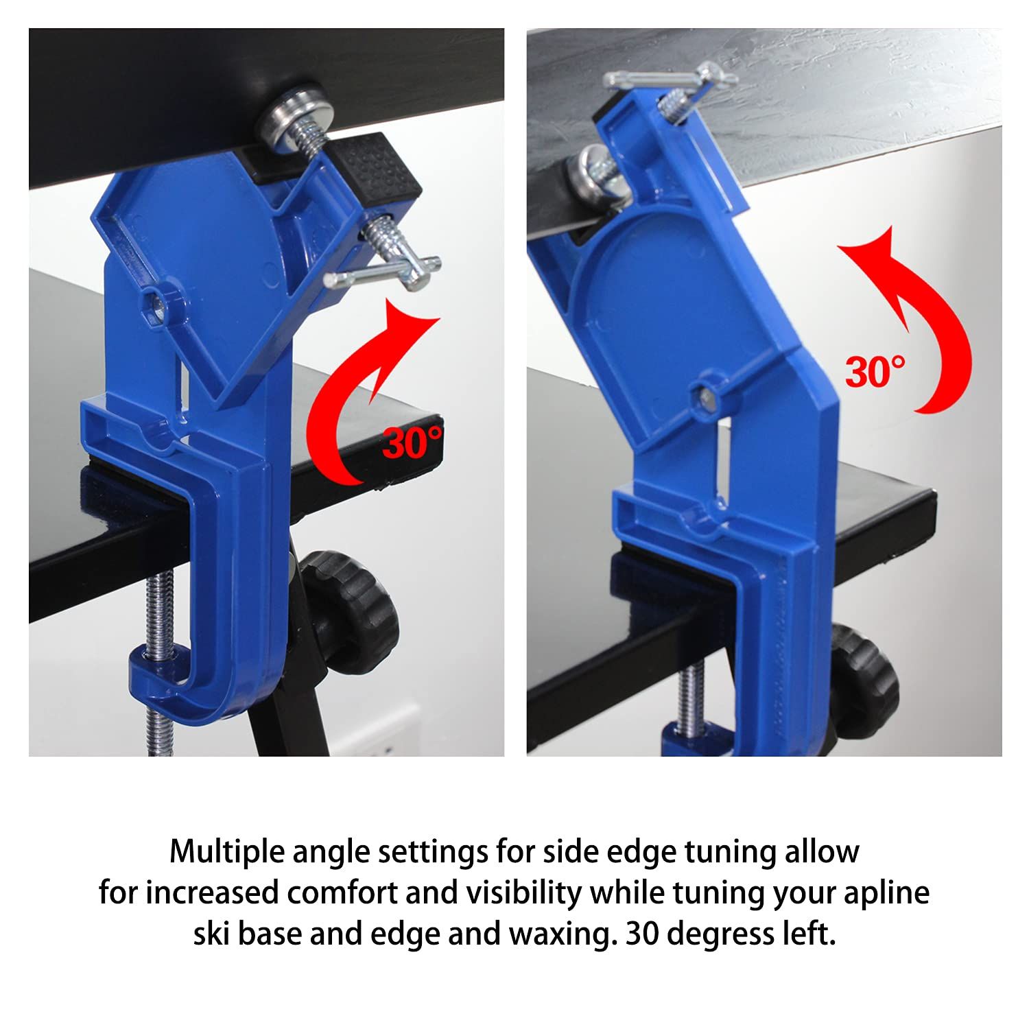 新品 XCMAN Ski Vise 全金属の高山スキーバイス の調律とワックスがけ