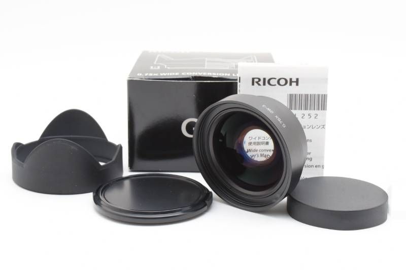 光学極上品】Ricoh 注文 リコー GW-3 GR用ワイドコンバージョン 光学極上品】Ricoh 注文 リコー GW-3 GR用ワイドコンバージョン