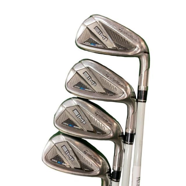 中古】 テーラーメイド SIM2 MAX 5S レディース アイアンセット IR