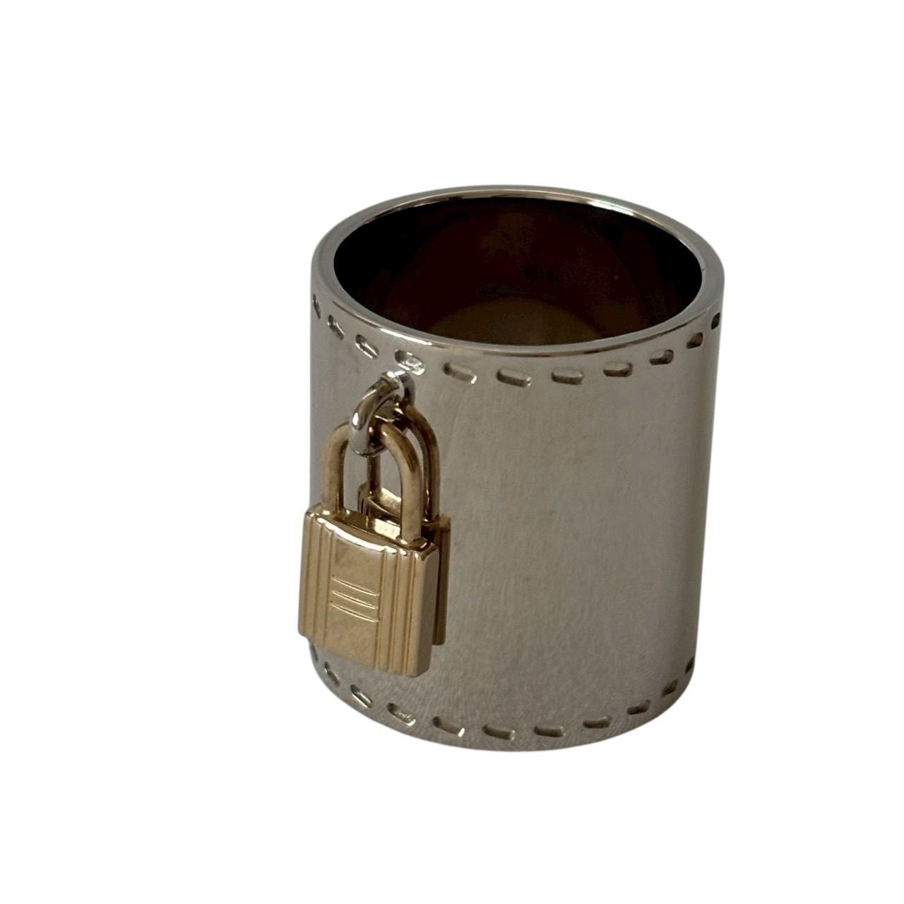 HERMES エルメス スカーフリング カデナ ロック チャーム アクセサリー